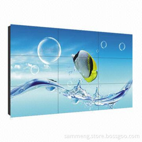 55-inch Wall-mounted LCD Wall Display with Full HD 1,920 x 1,080p Resolution and 5.7mm Gap